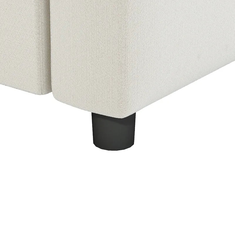 Modular Sectional Sofa, Reversible U Shaped Chenille Couch Set