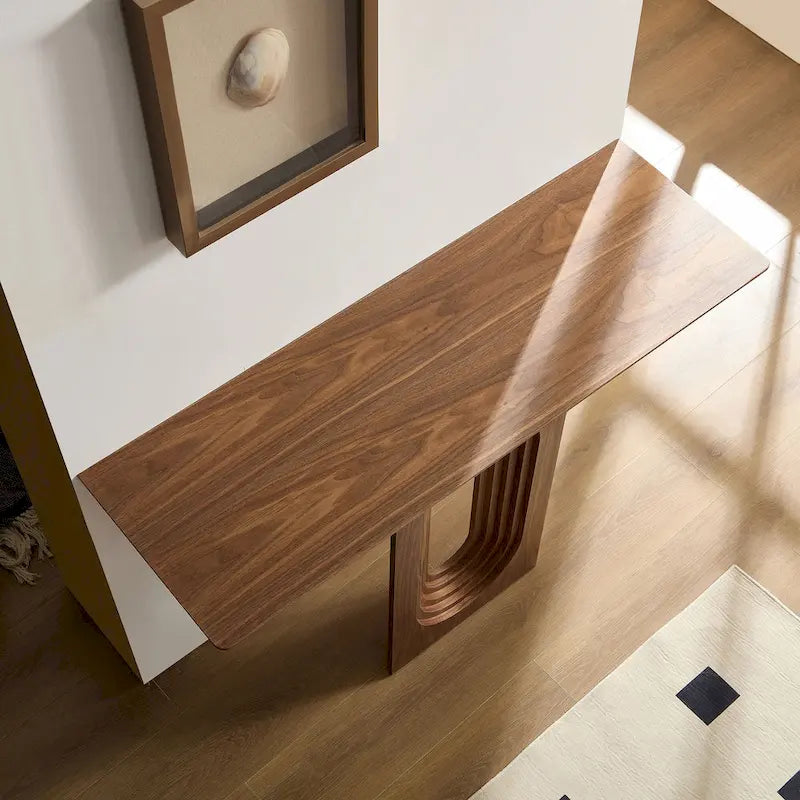 Black Narrow Console Table - 47" Entryway/Hallway