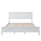 Modern Solid Wood Platform Bed with Natural and Exquisite Wear-resistant Finish
