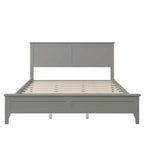 Modern Solid Wood Platform Bed with Natural and Exquisite Wear-resistant Finish