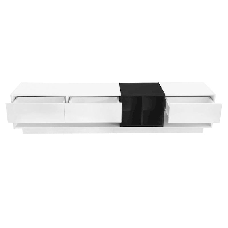 74 TV Stand with Storage & Compartment for TVs Up to 80