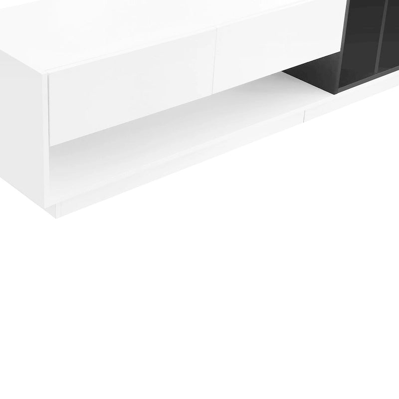74 TV Stand with Storage & Compartment for TVs Up to 80