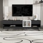 74 TV Stand with Storage & Compartment for TVs Up to 80