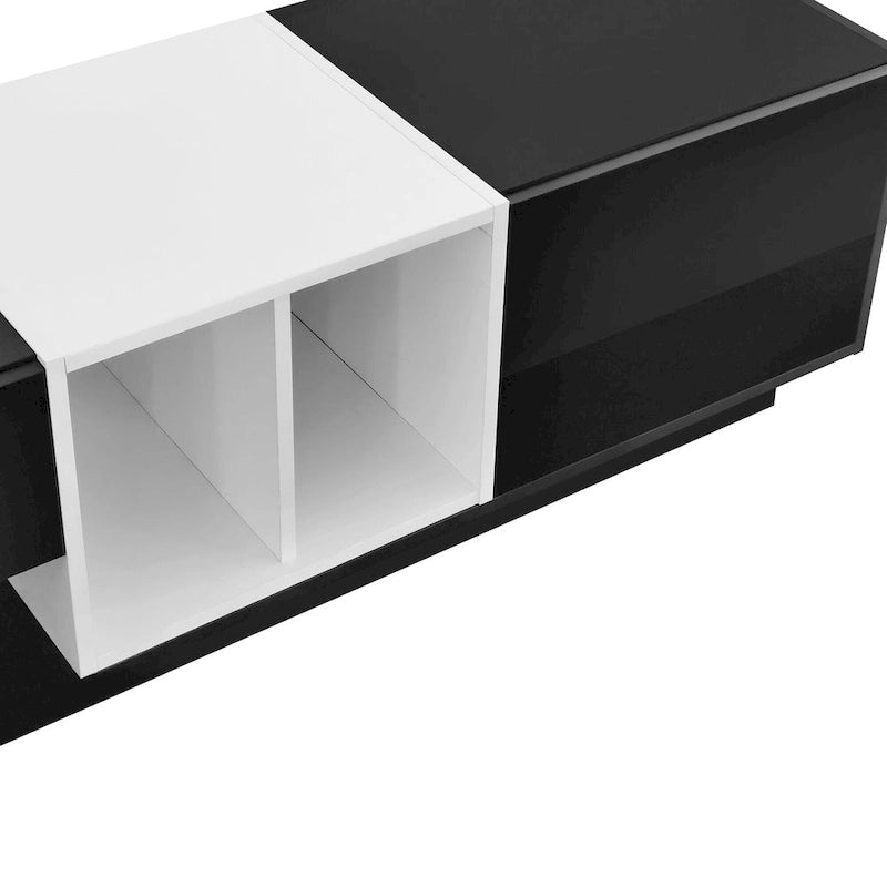 74 TV Stand with Storage & Compartment for TVs Up to 80