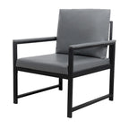 Modern 29.13 Arm Chair with Non-slip Adsorption Feet and Sturdy Metal Frame