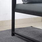 Modern 29.13 Arm Chair with Non-slip Adsorption Feet and Sturdy Metal Frame