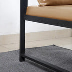 Modern 29.13 Arm Chair with Non-slip Adsorption Feet and Sturdy Metal Frame
