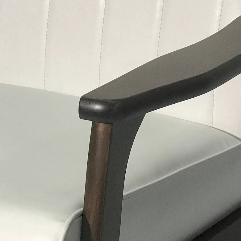 25.75 High Back Faux Leather Accent Chair