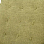Green Fabric Mid-Century Upholstered Push Back Recliner with Footrest, Button-tufted Backrest, Beech Wood Legs