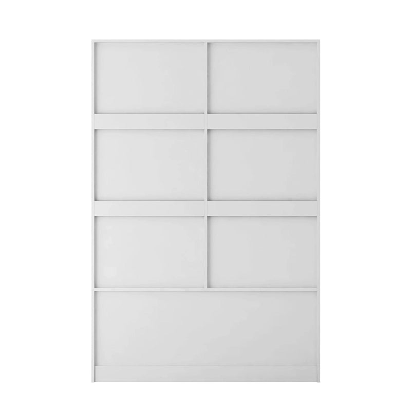 47.24 Modern Armoire with with Hanging Rod, Drawers and Open Shelves for Bedroom