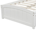 Twin Pine Platform Bed with Trundle & Headboard