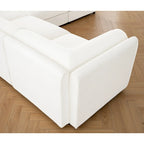 L Shaped Modular Couch Chenille Loveseat Sectional Sofa with Storage