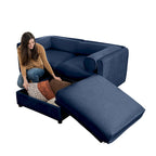 L Shaped Modular Couch Chenille Loveseat Sectional Sofa with Storage