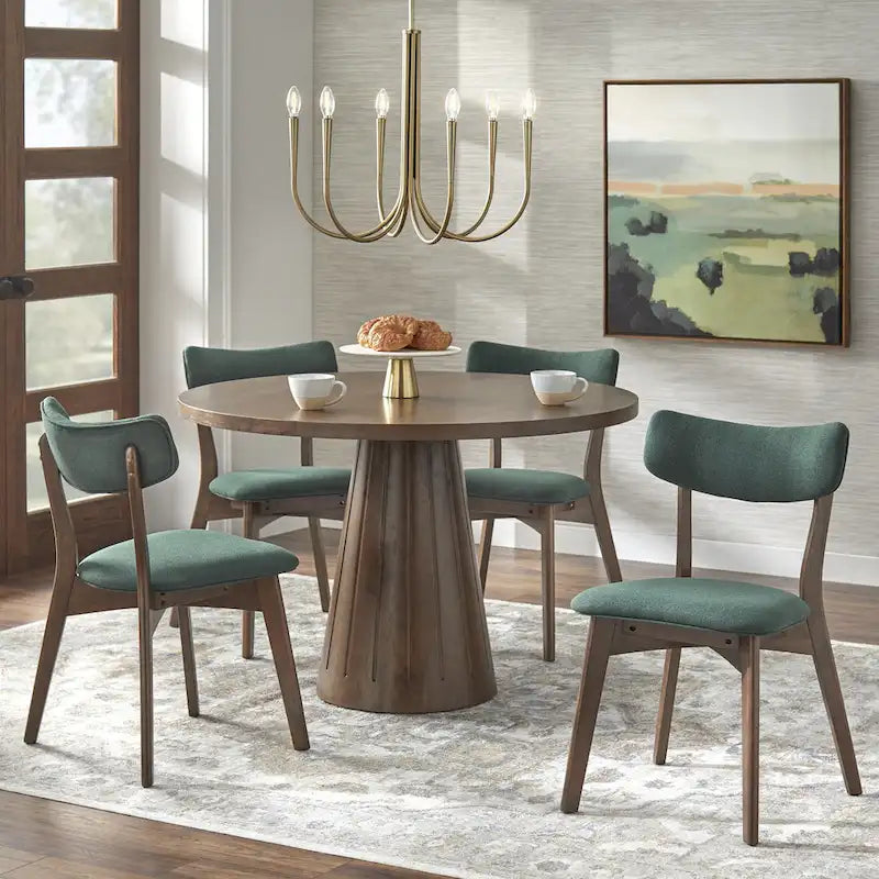 Lifestorey Cari Solid Wood Dining Chair (Set of 2)