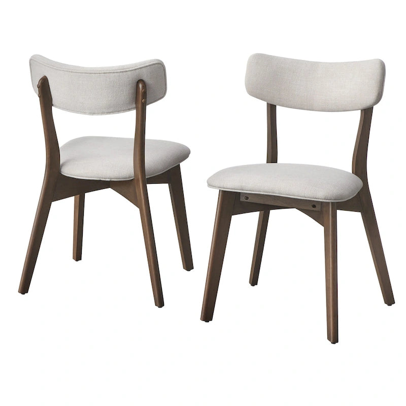 Lifestorey Cari Solid Wood Dining Chair (Set of 2)