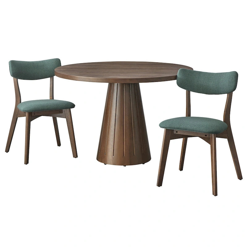 Lifestorey Cari Solid Wood Dining Chair (Set of 2)
