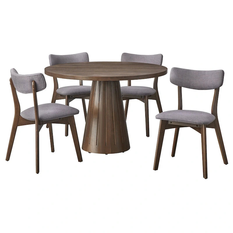Lifestorey Cari Solid Wood Dining Chair (Set of 2)