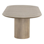 Furniture of America Lenn Modern Farmhouse Oak 102-inch Wood Extendable Dining Table