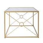 SEI Furniture Lanfranco Transitional Gold Metal Coffee Table