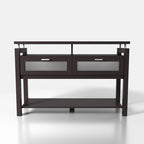 Posa Modern Espresso 47-inch 2-Shelf Sofa Table by Furniture of America