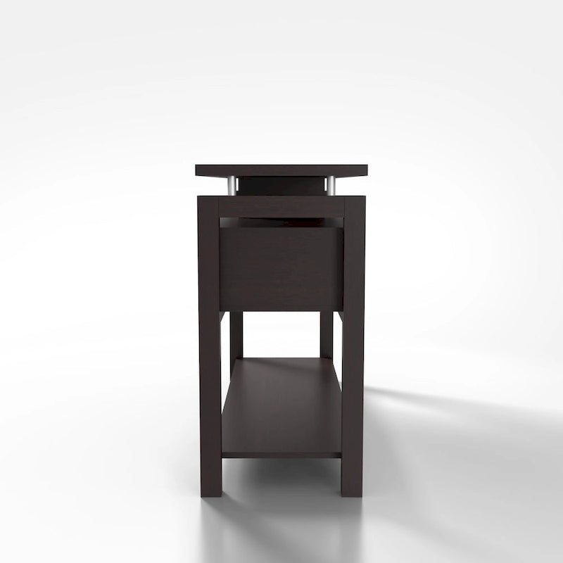 Posa Modern Espresso 47-inch 2-Shelf Sofa Table by Furniture of America