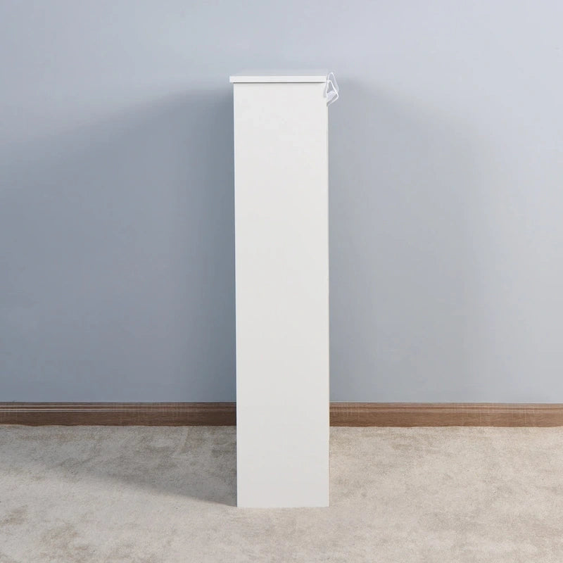 3-flip-door Wooden Shoe Cabinet - 9.45 x 20.94 x 43.11