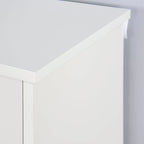 3-flip-door Wooden Shoe Cabinet - 9.45 x 20.94 x 43.11