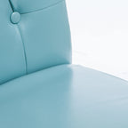 Taylor Blue Bonded Leather Dining Chair (Set of 2) by Christopher Knight Home - N/A