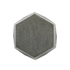 Pamsha Hammered Iron Geometric Side Table by Christopher Knight Home