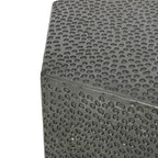 Pamsha Hammered Iron Geometric Side Table by Christopher Knight Home
