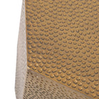 Pamsha Hammered Iron Geometric Side Table by Christopher Knight Home