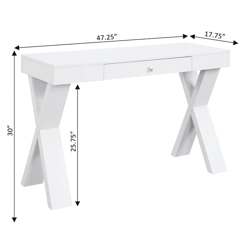 Convenience Concepts Newport Desk with Drawer