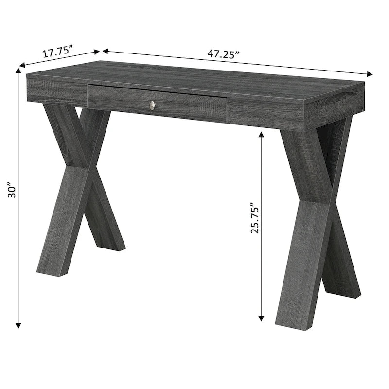 Convenience Concepts Newport Desk with Drawer