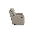Signature Design by Ashley Lavenhorne Pebble Reclining Sofa with Drop Down Table - 87W x 42D x 43H