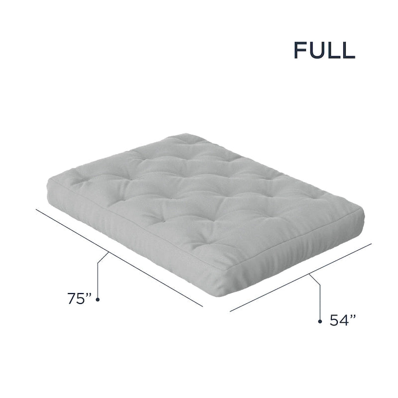Loosh Home 8 Gel Memory Foam Full Size Futon Mattress
