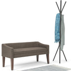 WYNDENHALL Layla 50 inch Wide Contemporary Upholstered Bench - 50x 22x 23.8