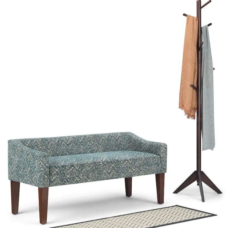 WYNDENHALL Layla 50 inch Wide Contemporary Upholstered Bench - 50x 22x 23.8