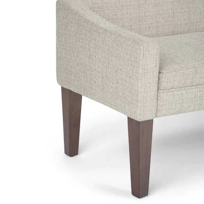 WYNDENHALL Layla 50 inch Wide Contemporary Upholstered Bench - 50x 22x 23.8