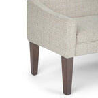 WYNDENHALL Layla 50 inch Wide Contemporary Upholstered Bench - 50x 22x 23.8