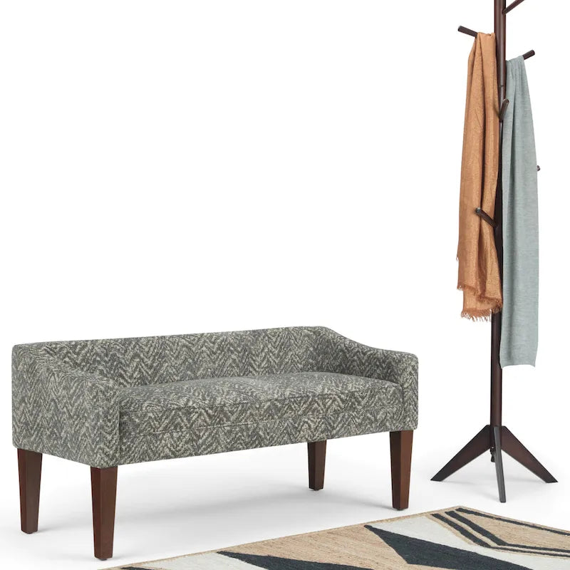 WYNDENHALL Layla 50 inch Wide Contemporary Upholstered Bench - 50x 22x 23.8
