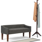 WYNDENHALL Layla 50 inch Wide Contemporary Upholstered Bench - 50x 22x 23.8