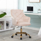 Velvet Swivel Shell Chair for Living Room ,Office chair