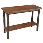 Hickory Log Console Table