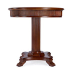Ellsworth 36 Ribbed Pedestal Foyer Table