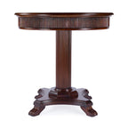Ellsworth 36 Ribbed Pedestal Foyer Table