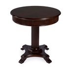 Ellsworth 36 Ribbed Pedestal Foyer Table