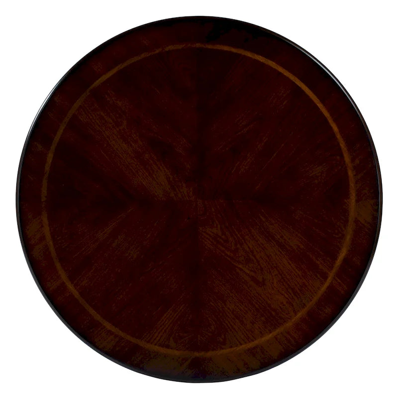 Ellsworth 36 Ribbed Pedestal Foyer Table