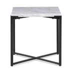 Saxon End Table in Matte Black