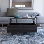 FM Furniture Boston Lift Top Coffee Table with Hidden Storage Compartment