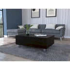 FM Furniture Boston Lift Top Coffee Table with Hidden Storage Compartment